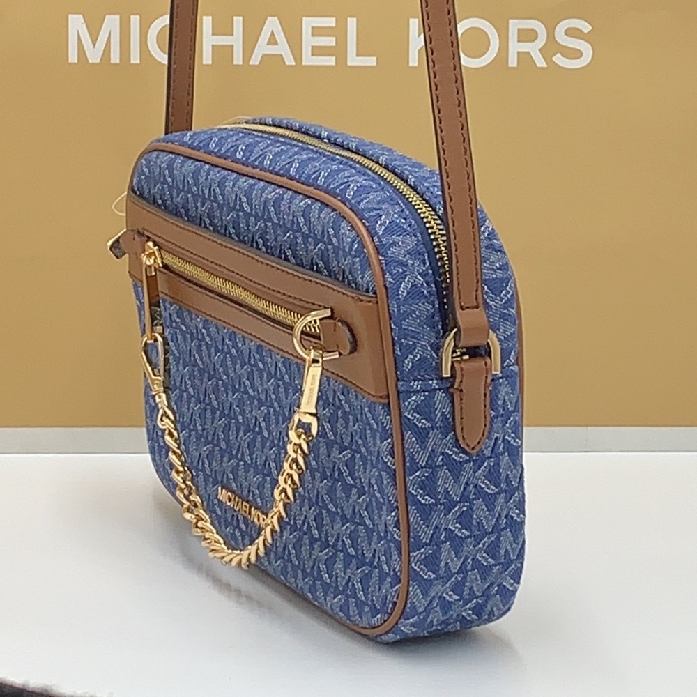 Michael Kors Jet Set Item Large East West Zip Chain Crossbody XBody
Denim - Picture 5 of 16